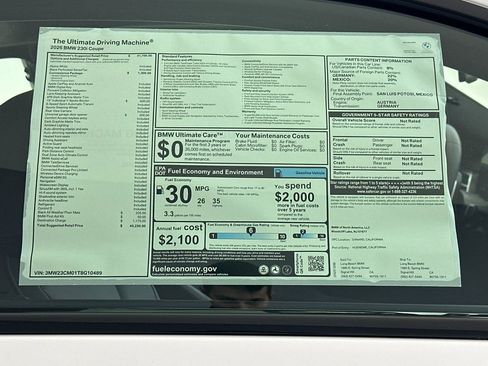 New 2026 BMW 230i 230i w/ Convenience Package image 29