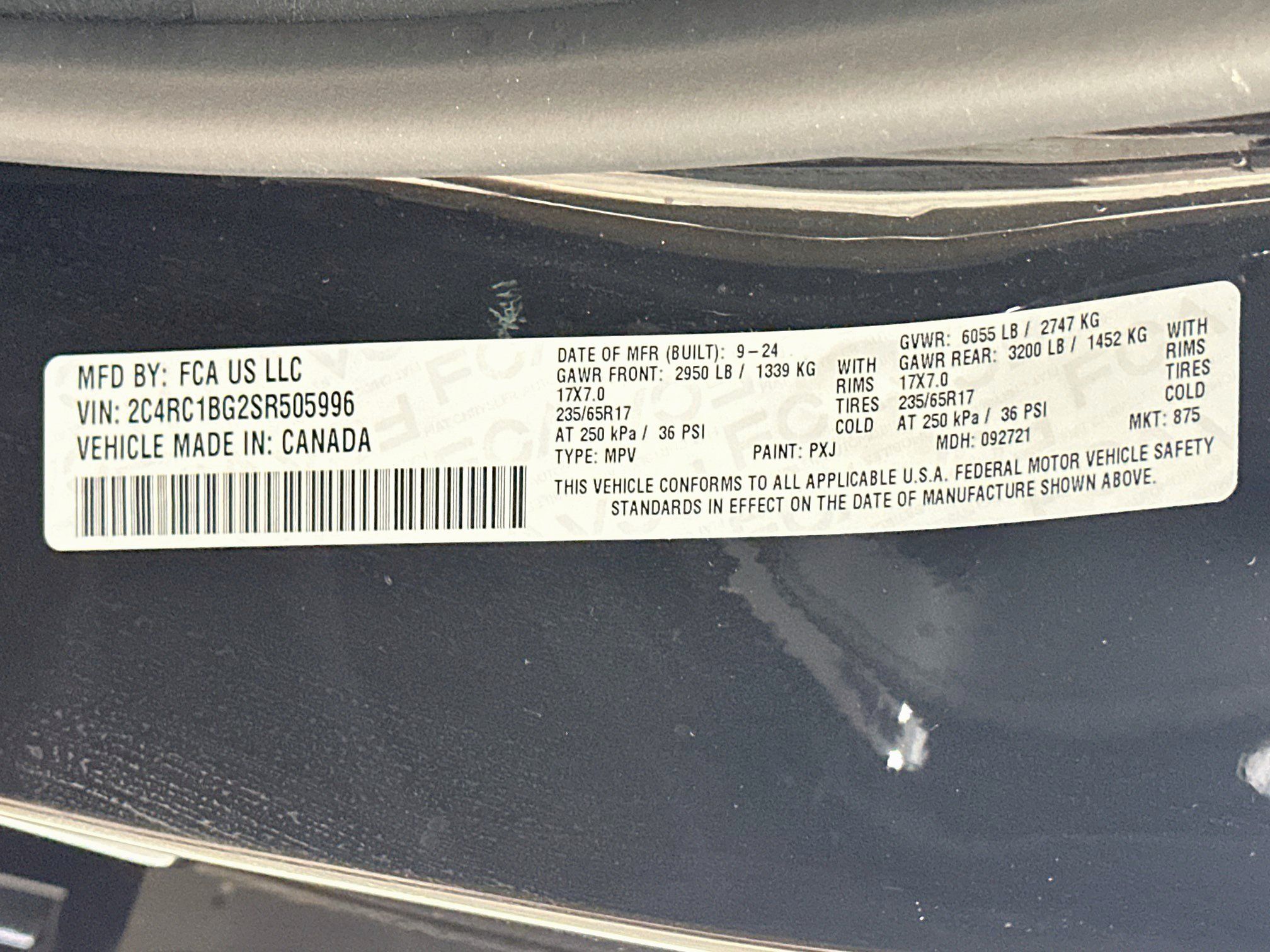 Used 2025 Chrysler Pacifica Select FWD image 12
