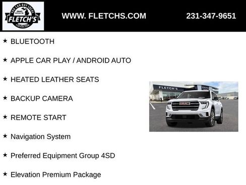 New 2026 GMC Acadia Elevation w/ Elevation Premium Package AWD/4WD image 2