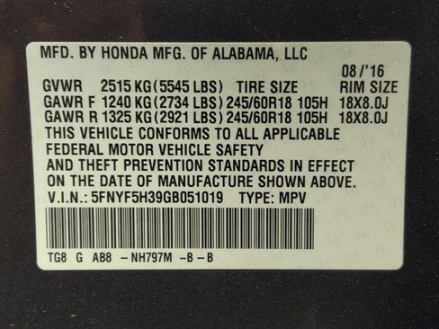 Used 2016 Honda Pilot EX image 33