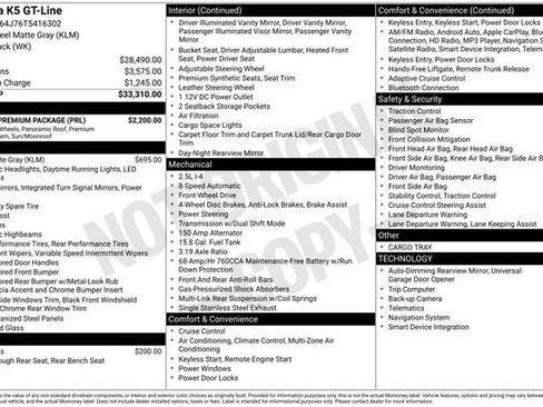 New 2026 Kia K5 GT-Line w/ GT-Line Premium Package FWD image 23