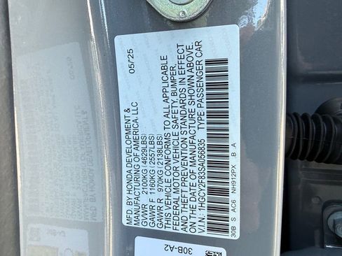 Certified 2025 Honda Accord Touring image 28