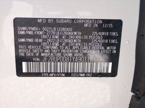New 2026 Subaru Outback Limited AWD/4WD image 18