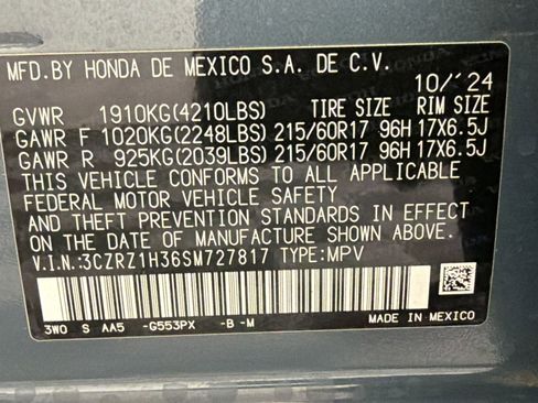 Used 2025 Honda HR-V LX image 18
