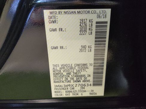 Used 2018 Nissan Altima 2.5 S w/ S Convenience Package FWD image 33