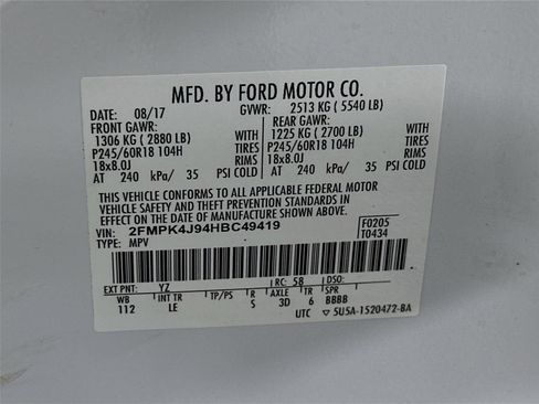 Used 2017 Ford Edge SEL w/ Equipment Group 201A image 21