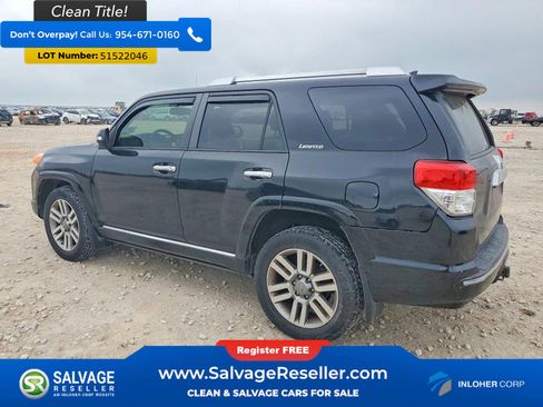 Used 2012 Toyota 4Runner Limited AWD/4WD image 3