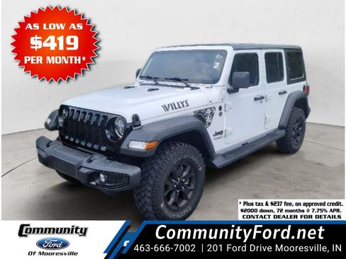 Used 2021 Jeep Wrangler Unlimited Sport AWD/4WD image 1