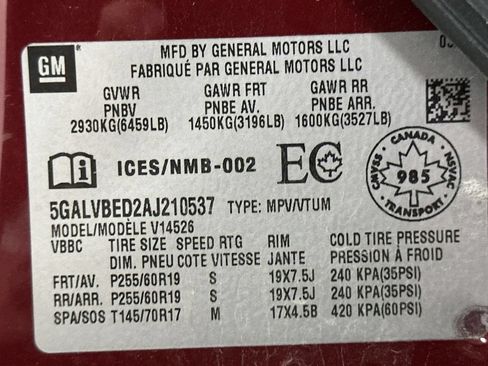 Used 2010 Buick Enclave CXL AWD/4WD image 17