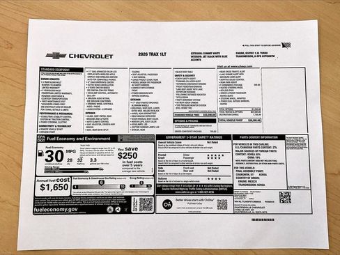 New 2026 Chevrolet Trax LT w/ Driver Confidence Package image 14