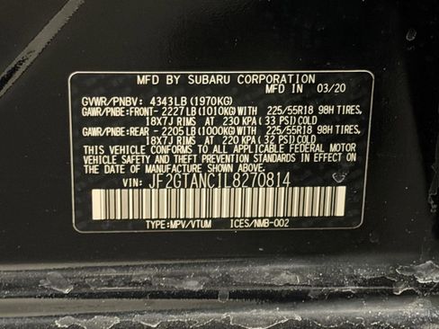 Used 2020 Subaru Crosstrek 2.0i Limited w/ Moonroof Package w/Navigation image 26