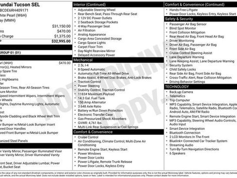 Certified 2024 Hyundai Tucson SEL AWD/4WD image 10