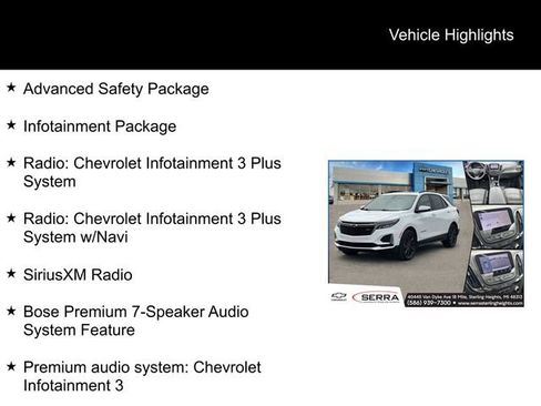 Used 2023 Chevrolet Equinox RS w/ RS Leather Package FWD image 5