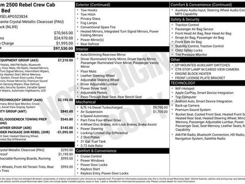 Used 2023 RAM 2500 Rebel w/ Level 2 Equipment Group AWD/4WD image 4