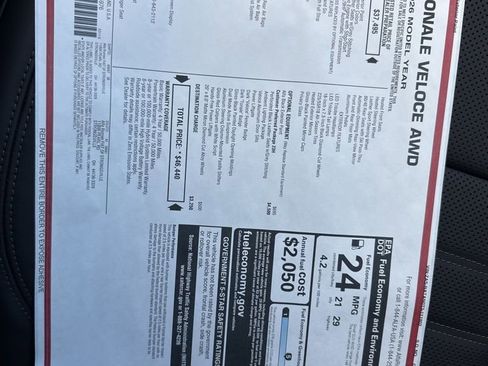 New 2026 Alfa Romeo Tonale Veloce w/ Quick Order Package 23H Volce image 24