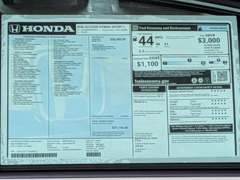 New 2026 Honda Accord Sport image 18