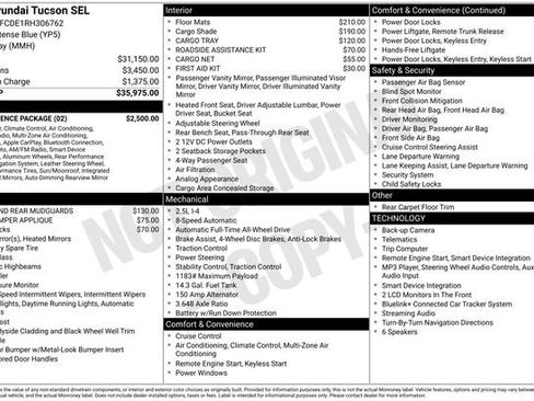 Used 2024 Hyundai Tucson SEL w/ Convenience Package AWD/4WD image 10