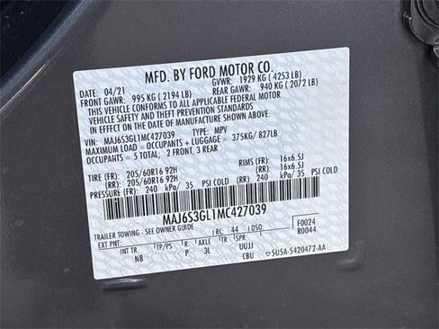 Used 2021 Ford EcoSport SE image 29