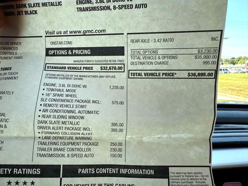 Used 2018 GMC Canyon SLE w/ SLE Convenience Package image 34