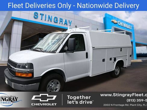 New 2025 Chevrolet Express 3500 w/ Power Convenience Package RWD image 1