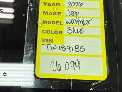 New 2026 Jeep Wrangler Unlimited Sport image 22