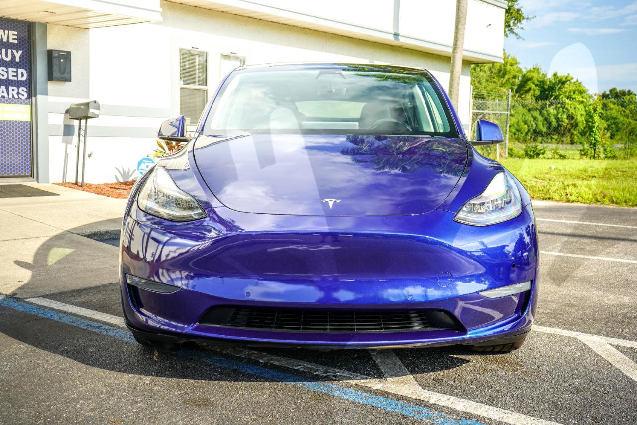 Used 2021 Tesla Model Y Long Range AWD/4WD image 2