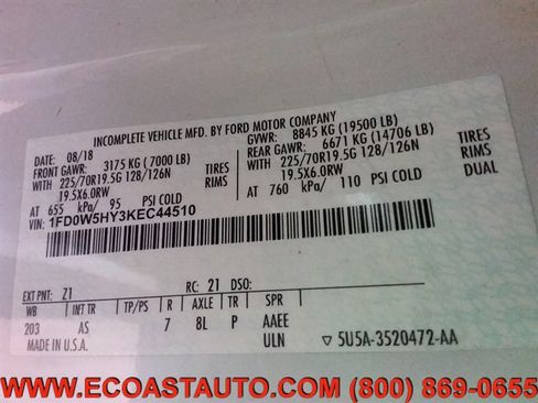 Used 2019 Ford F550 4x4 Crew Cab Super Duty image 21