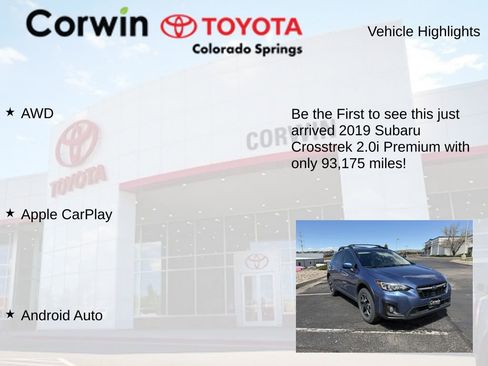 Used 2019 Subaru Crosstrek 2.0i Premium image 4