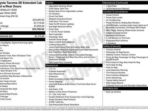 Used 2018 Toyota Tacoma SR image 6
