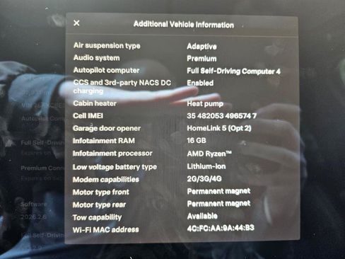 Used 2023 Tesla Model X AWD/4WD image 3