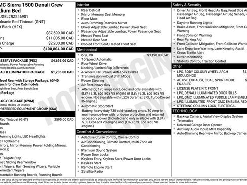 Used 2024 GMC Sierra 1500 Denali w/ Denali Reserve Package AWD/4WD image 31