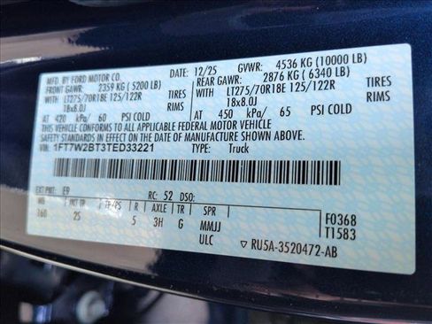 New 2026 Ford F250 XLT w/ FX4 Off-Road Package image 17