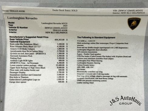 Used 2025 Lamborghini Revuelto AWD/4WD image 44
