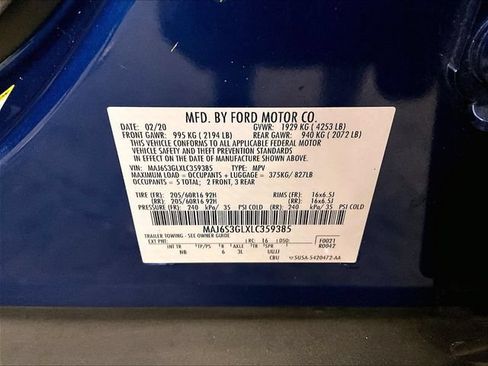 Used 2020 Ford EcoSport SE w/ SE Convenience Package AWD/4WD image 32