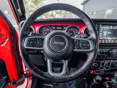 Used 2021 Jeep Wrangler Unlimited Rubicon w/ Uconnect 4C Nav & Sound Group AWD/4WD image 24
