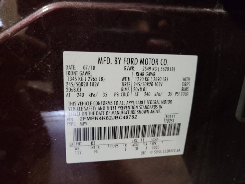 Used 2018 Ford Edge Titanium w/ Equipment Group 301A AWD/4WD image 33