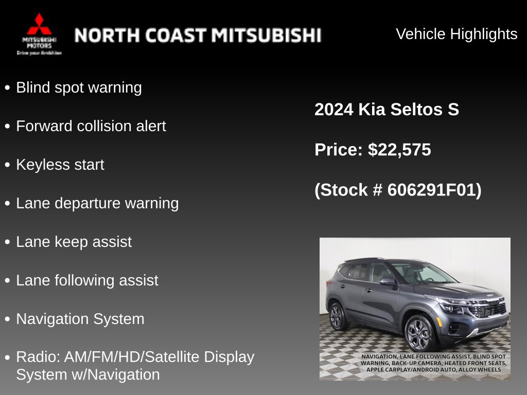 Used 2024 Kia Seltos S AWD/4WD image 2