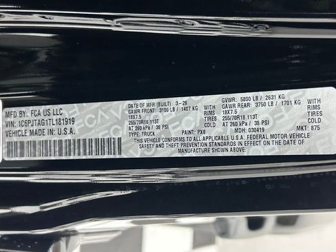 New 2026 Jeep Gladiator Sport image 22