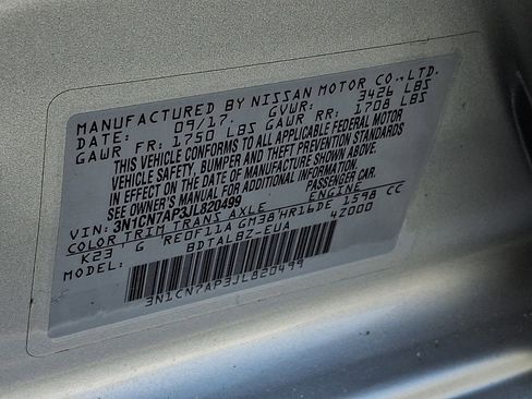 Used 2018 Nissan Versa SV image 28