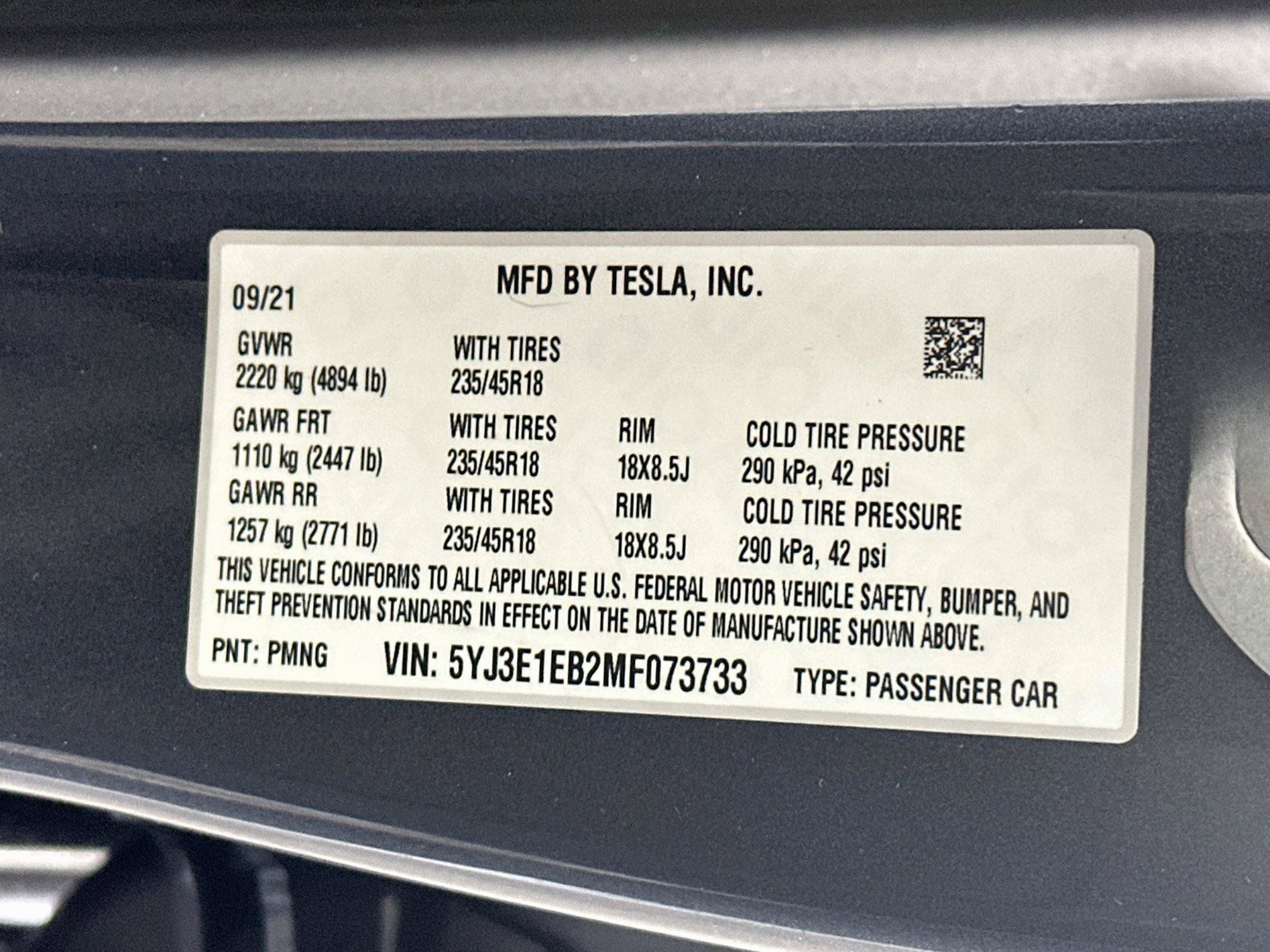 Used 2021 Tesla Model 3 Long Range AWD/4WD image 12