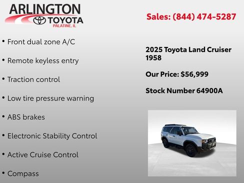 Used 2025 Toyota Land Cruiser 1958 image 4