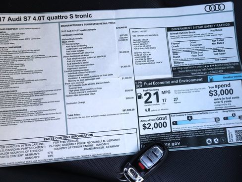 Used 2017 Audi S7 Premium Plus AWD/4WD image 90