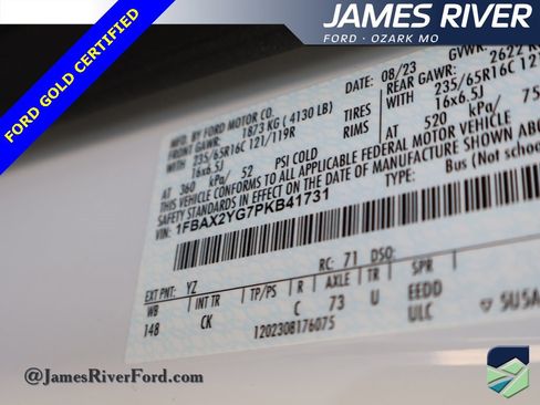 Certified 2023 Ford Transit 350 XLT image 35