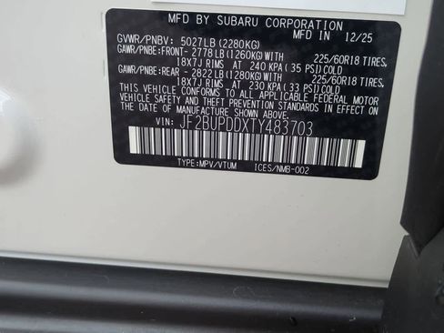 New 2026 Subaru Outback Limited image 36