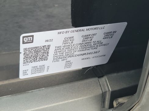 Used 2022 Chevrolet Tahoe RST w/ Luxury Package RWD image 31