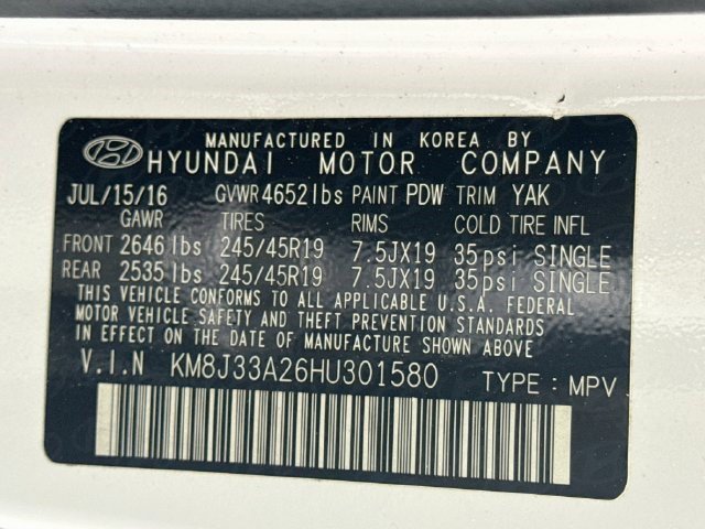 Used 2017 Hyundai Tucson Limited FWD image 39