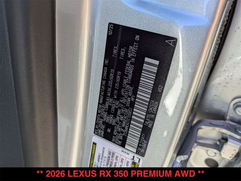 New 2026 Lexus RX 350 Premium w/ Convenience Package image 20