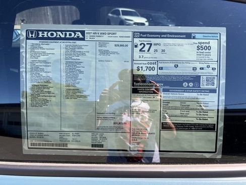 New 2027 Honda HR-V Sport image 30