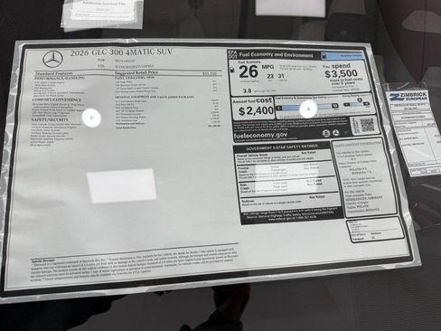 New 2026 Mercedes-Benz GLC 300 4MATIC image 4
