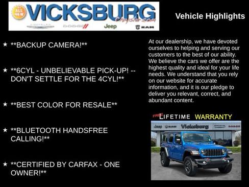 Used 2024 Jeep Wrangler Unlimited Rubicon AWD/4WD image 7